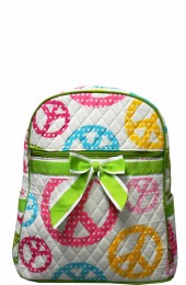 Quilted Backpack-WQ2828/LIME